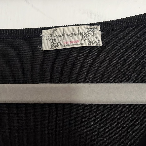 Free People Black V neck Bodysuit - Picture 3 of 12